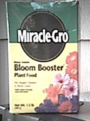 Miracle Gro Bloom Buster is what I use to fert. while flowering.